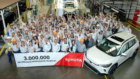 Toyota alcanza producción de 3 millones de vehículos en Brasil: hito histórico